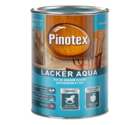 Лак Pinotex Aqua на водной основе для мебели и стен декор.-защит. матовый 1л