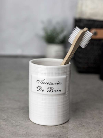BAIN BLANC Стакан д/зубных щеток W-CE0986B-TB