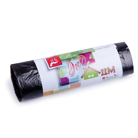 Мешки для мусора  30л 20шт  6мкм 50х60 ПНД Концепция быта ЭкоДом 601348 (90)