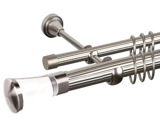 Наконечник D25 Люксор Стекло/Сатин АС МАРТ (уп 2шт.)