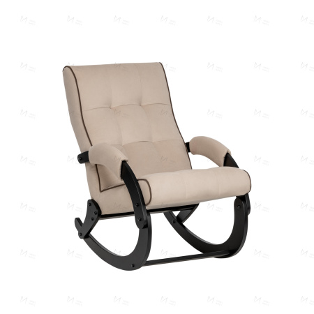 Кресло-качалка Leset Хилл (Венге, ткань V 18, кант V 23) 58х95х87см