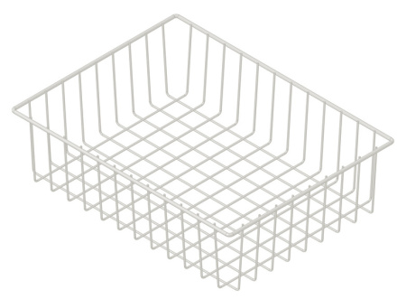 Корзина-органайзер д/ящика 330х250х90 ПП Белый муар П0001269