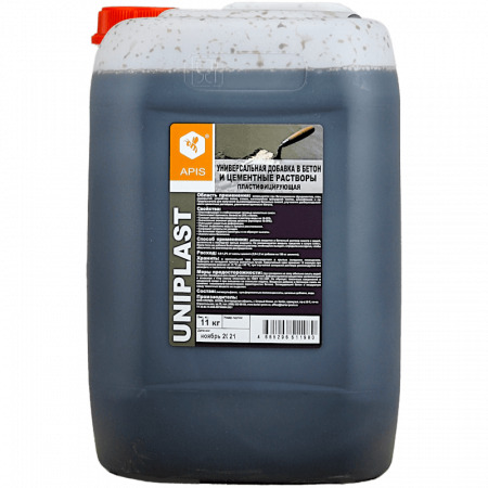 Добавка пластиф-ая в бетон. и цемент. р-ры APIS СУПЕРПЛАСТИФИКАТОР UNIPLAST 5,5кг