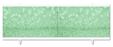 Экран для ванны КВАРТ 1,48 Зеленый иней 