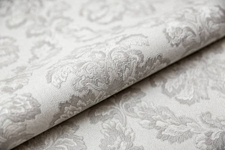 КМ5501 Обои KERAMA MARAZZI  виниловые Палаццо, мотив, белый. 1,06х10м (4)