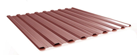 Профнастил С-8 1200/1150 PE 0,4 RAL 8017 шок-коричн. 2м 