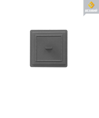 Дверка ВЕЗУВИЙ прочистная 237 Антрацит посадочный размер, мм 130x130
