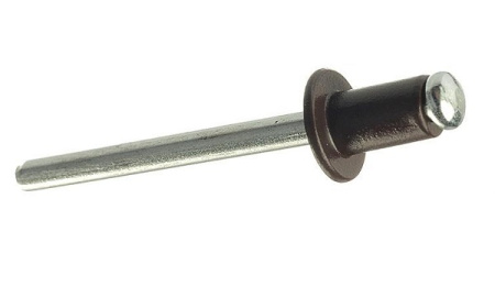 Заклепка вытяжная 4,8*12 (8017) темно-коричн.