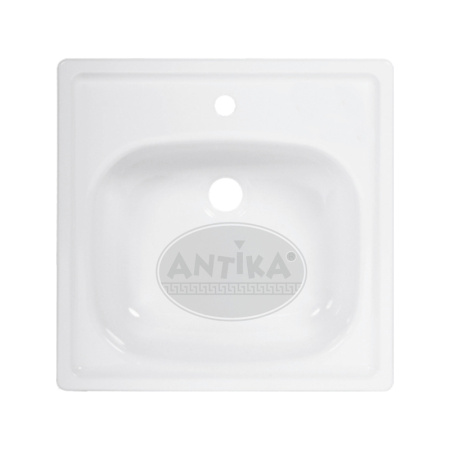 Мойка стальная эмалир.0,5*0,5 с кроншт.Antika