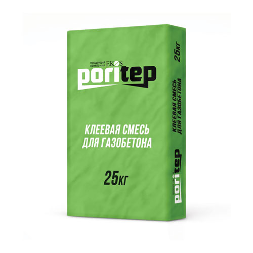 Клей для газобетона С2-23 Poritep Лето 25кг (48шт/под) АэроБел