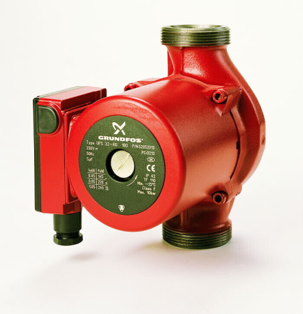 Насос GRUNFOS UPS25-60 180 мм (Гайки в комплекте) циркуляционный