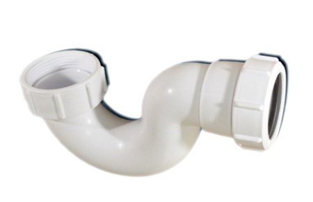 MRB6 Сифон трубный Р-образный выход 40 б/выпуска h=60мм