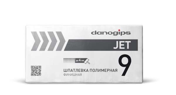 Шпатлевка DANOGIPS  полимерная финишная   JET 9  20 кг (48)