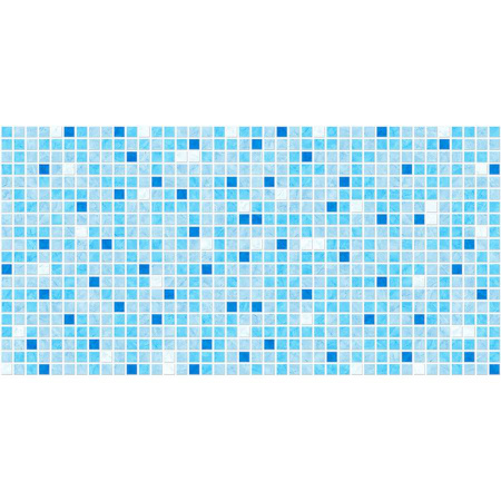 Панели стеновые 960х480х3мм Декокам Мозаика голубой микс (10шт/уп)