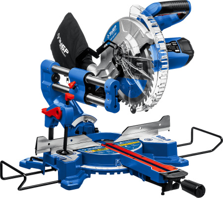 ППТ-255-П Пила торцовоч.ЗУБР 255мм*30 с протяжкой,2000Вт