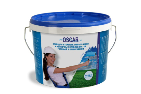 Клей Oscar 10кг для стеклообоев готовый