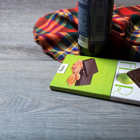 Каменно-полимер. плитка SPC RESPECT 43кл/4V 4211 Дуб Престиж 1220х184х5мм (2,2448 м2) с подложкой