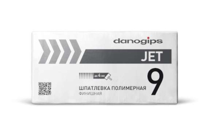 Шпатлевка DANOGIPS  полимерная финишная   JET 9  20 кг (48)