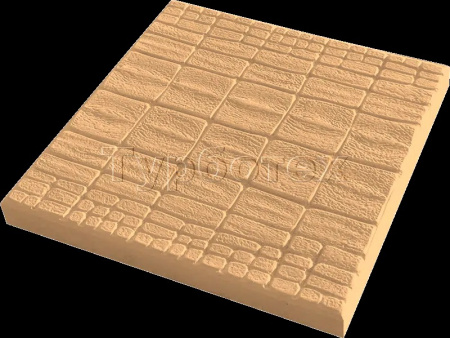 Плитка Крокодил желтая 300*300*30  ТУРБОТЕХ