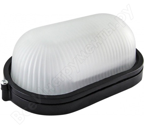 Светильник овал 100Вт черный Е27, IP54 (+100С) SQ0303-0029 (8)**