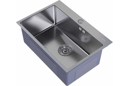 Мойка настольная MixLine PRO 3,0мм 65х45 глубина 22см + сифон САТИН 547237    