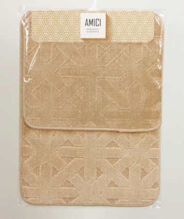 Коврик д/ванны 2шт 50х70, 40х50 HY-P21004 Элона бежевый/10307