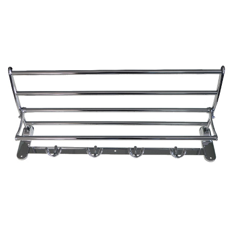 Полка для полотенца 008 BRIMIX с опорой двойная 