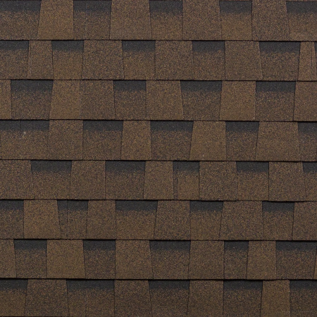 Гибкая черепица ШИНГЛАС КАНТРИ Коричневый (драконий зуб уп 2,6 м.кв) 