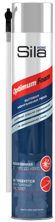 Пена SILA HOME OPTIMUM FOAM бытовая 750 мл/12