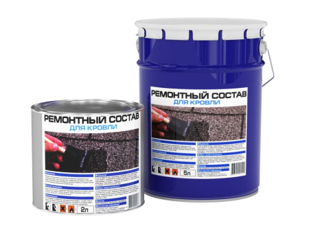 Ремонтный состав для кровли BITUMAST 2л./1,8кг