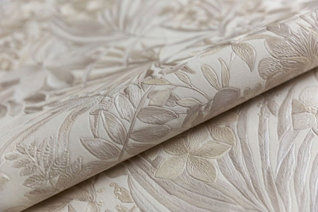 КМ5902 Обои KERAMA MARAZZI  виниловые Джангл мотив, бежевый. 1,06х10м (4)