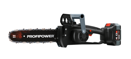 Акк-я цепная пила бесщ-я ProfiPower MKDUC-18V (Li-ion-1шт, 4.0Ач, шина 12", 0-4500об/мин, цепь, З/У)