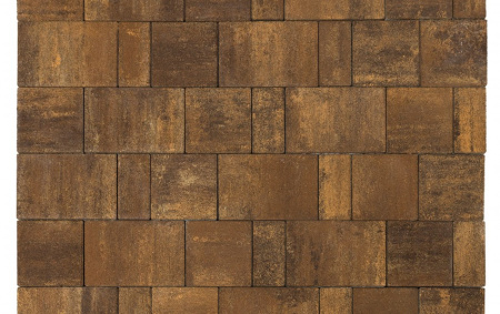 Плитка Старый город ЛандХауз (80*160,160*160,240*160*60мм) Каштан кол.микс 12,9/1под/1777кг  Braer