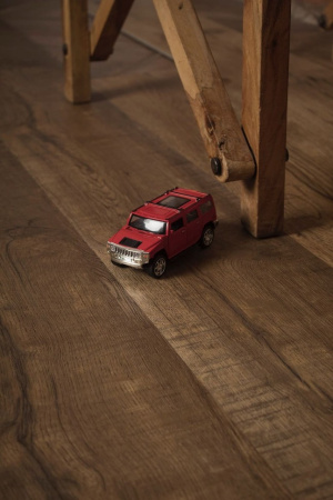 Каменно-полимер. плитка SPC RESPECT 43кл/4V 4214 Дуб Коттедж 1220х184х5мм (2,2448 м2) с подложкой