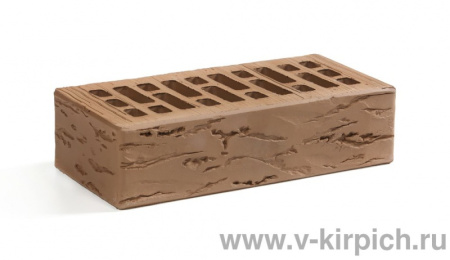 Кирпич 1НФ Терракот  руст 250*120*65 М150_F100 (480шт/под)(Воротынский КЗ)