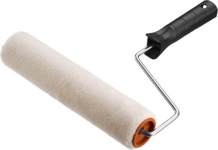 03547-18 Валик ЗУБР Оптима-Велюр 40х180мм, бюгель 6мм, ворс 4мм