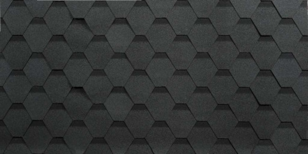 Гибкая черепица ШИНГЛАС Оптима Соната серый  (уп 3 м.кв)