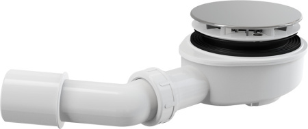 AlcaPlast A491CR/AG210272100 Cифон для душевого поддона сниженный хром