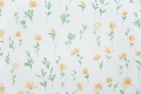 КМ7804 Обои KERAMA MARAZZI виниловые Уик-энд мотив, жёлто-зелёный цветы, 1,06х10м (4)