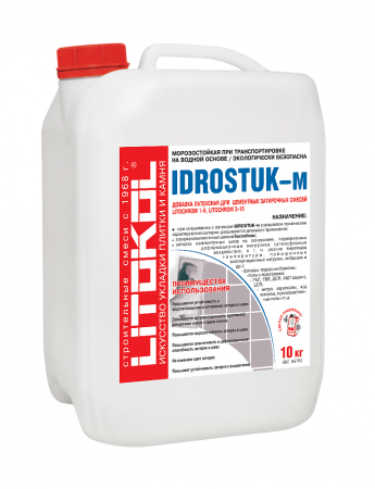 Латексная добавка IDROSTUK - м  10 кг Litokol