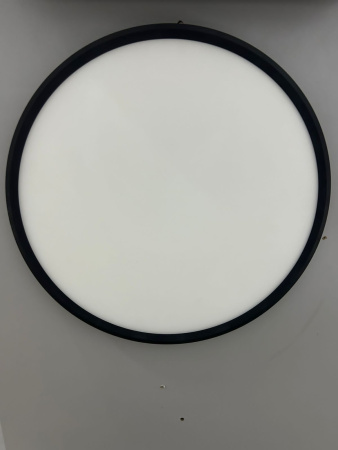 Свет-к с/д потолочный 40W BL IP65 круг Черный 5000K  3500 Лм LE LED (20) (375*46)