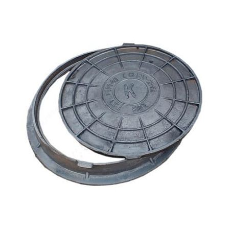 Люк средний (В125) 740*80мм  БЕЖЕЦК (10шт в уп) чуг.12,5т 2 -ушковый