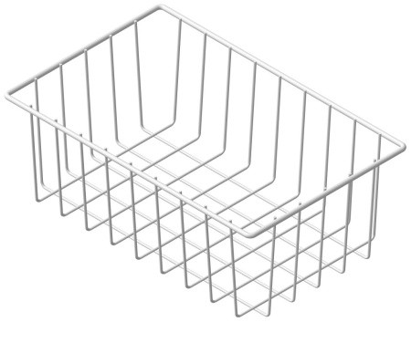 Корзина-органайзер д/ящика 250х160х90 ПП Белый муар П0001271