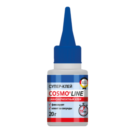 COSMO LINE CA-500.390 Клей секундный 20гр (200)