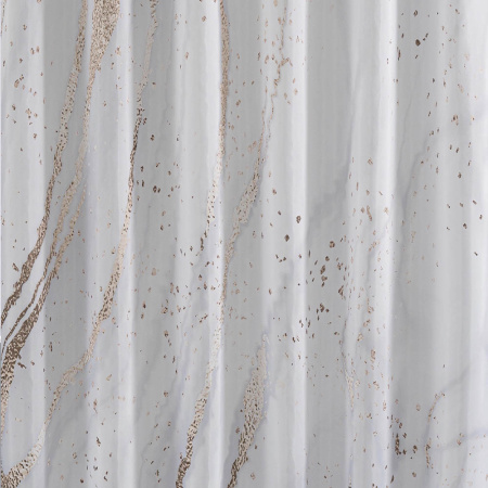 Штора д/ванны Санакс 180х180 с рисунком золотые разводы/01-95