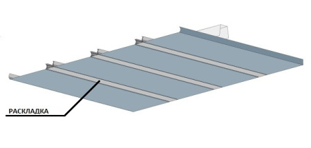 Раскладка ASN белый L=4,00 (алюм.)
