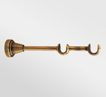 Кронштейн двойной (d 16) ДДА DIY Хром глянец