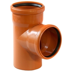 Тройник канализ. РР D-110/110 (90) наружн.