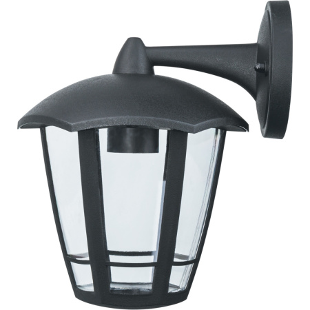 Светильник настен. NOF-P05-BL-IP44-E27 сад-парк. пласт, черный 193*170*230  61615Navigator **