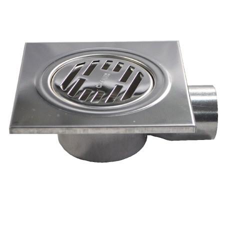 Трап Санакс 00023 нерж сталь 150х150 горизонтальный